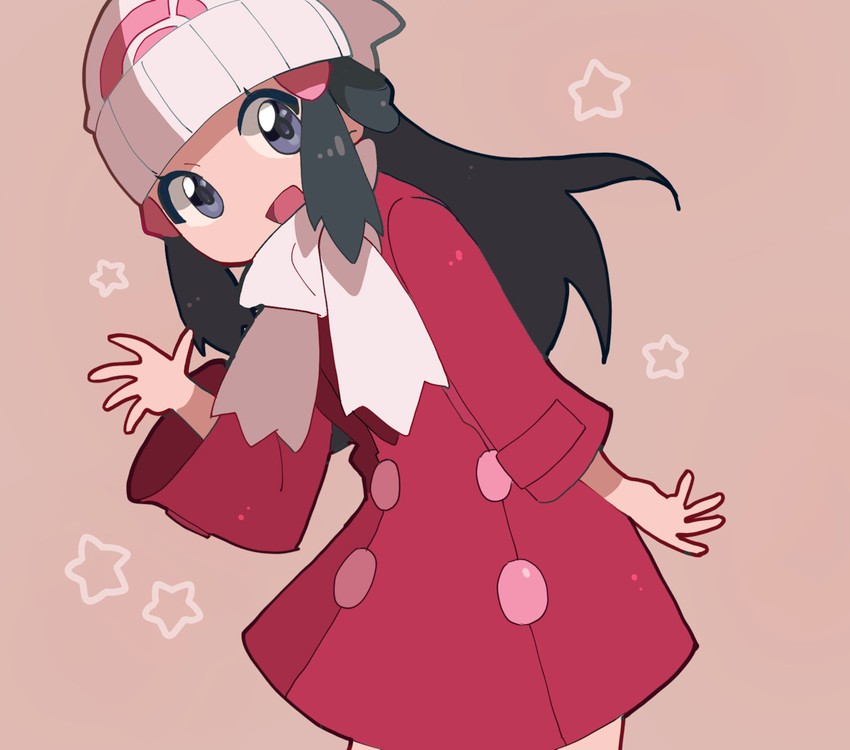 dawn (pokemon and 2 more) drawn by rifu_(hunihuni1130)