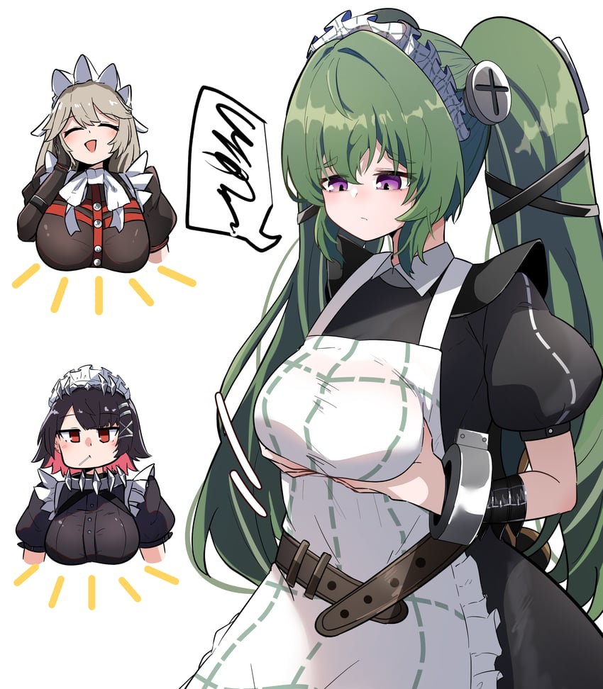 ellen joe, corin wickes, and alexandrina sebastiane (zenless zone zero) drawn by amekurage999
