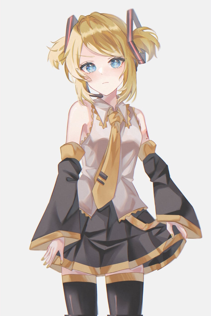 hatsune miku and kagamine rin (vocaloid) drawn by carin_(c_arin1012)