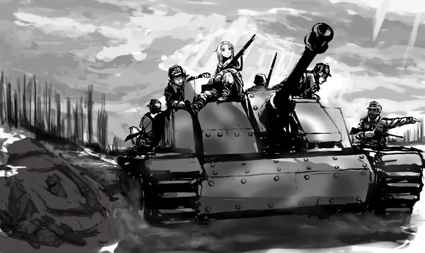 elma leivonen (world witches series and 1 more) drawn by drawfag