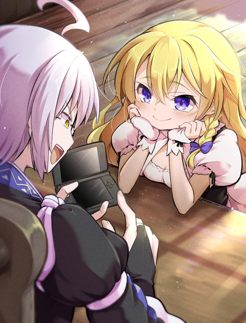 kirisame marisa and morichika rinnosuke (touhou and 1 more) drawn by futa_(nabezoko)