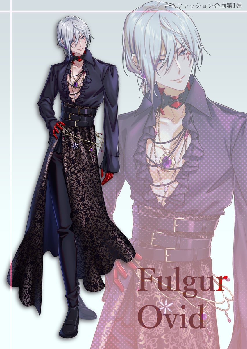 fulgur ovid (nijisanji and 1 more) drawn by hanaco_(hanaco_1230)
