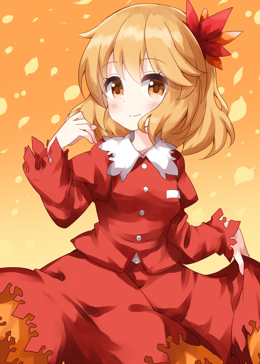 aki shizuha (touhou) drawn by ruu_(tksymkw)