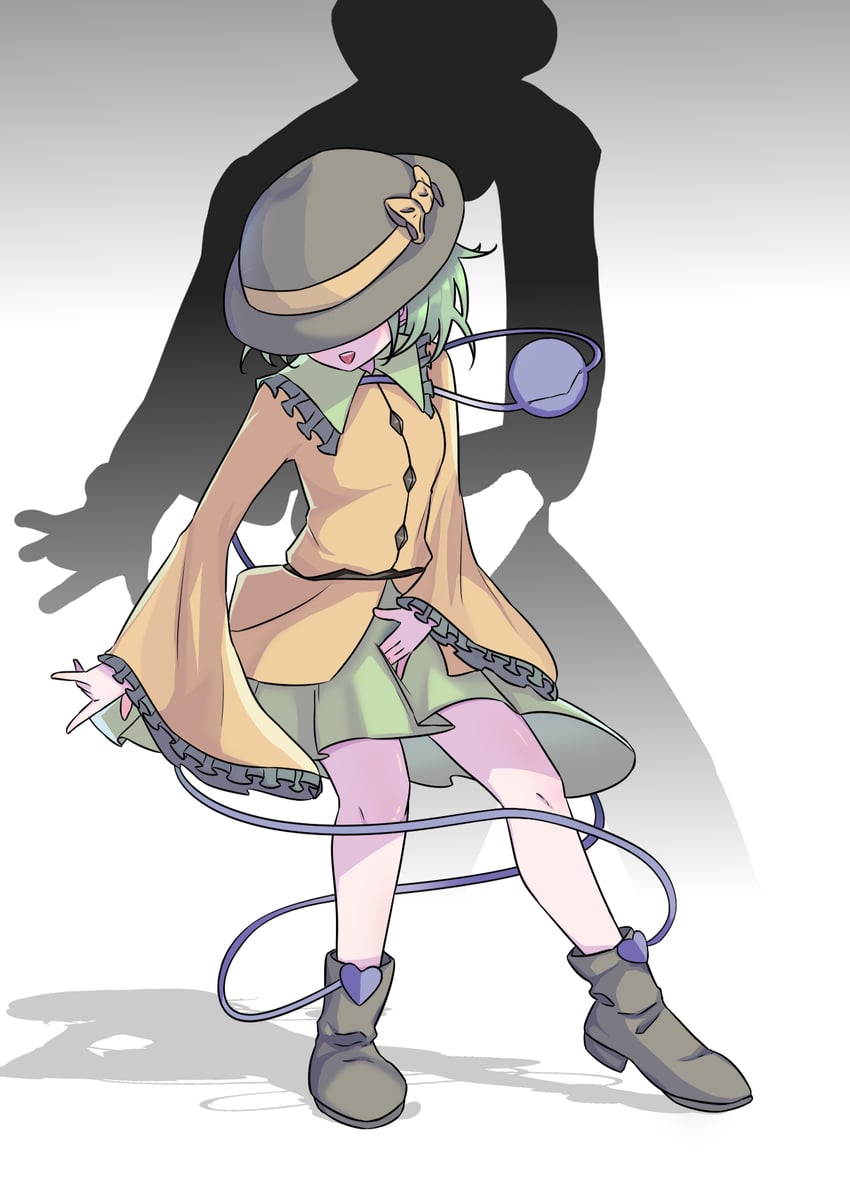 komeiji koishi and michael jackson (touhou) drawn by dagm_(user_wnzk4532)