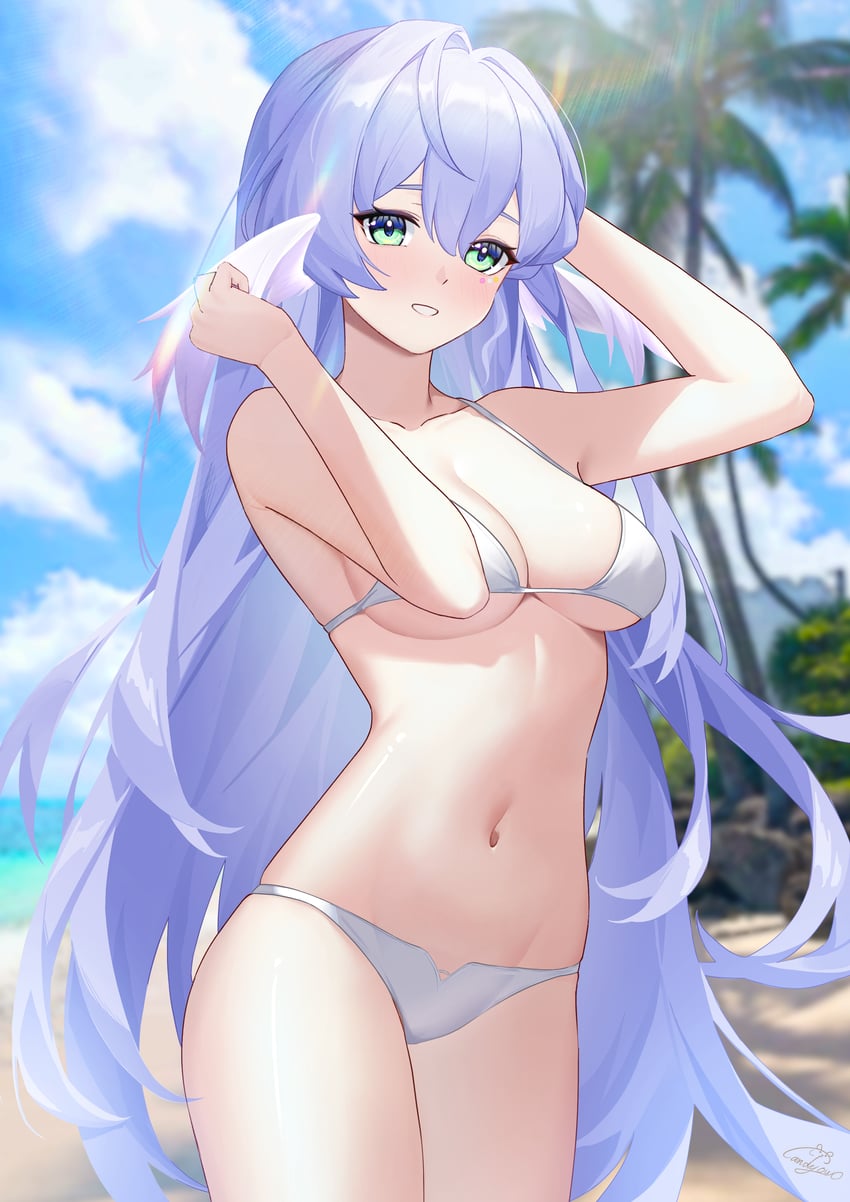 robin (honkai and 1 more) drawn by candy_shunya
