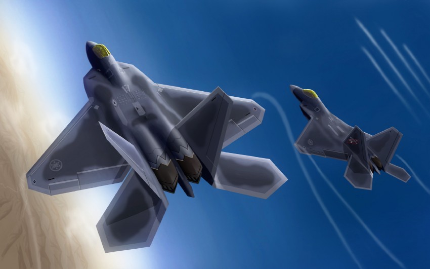 ace combat and 1 more drawn by yae_nagi