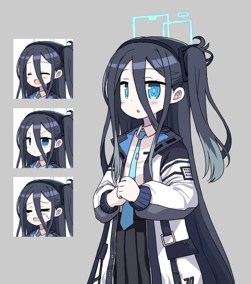 aris (blue archive and 1 more) drawn by sakaguchi_(x+1)