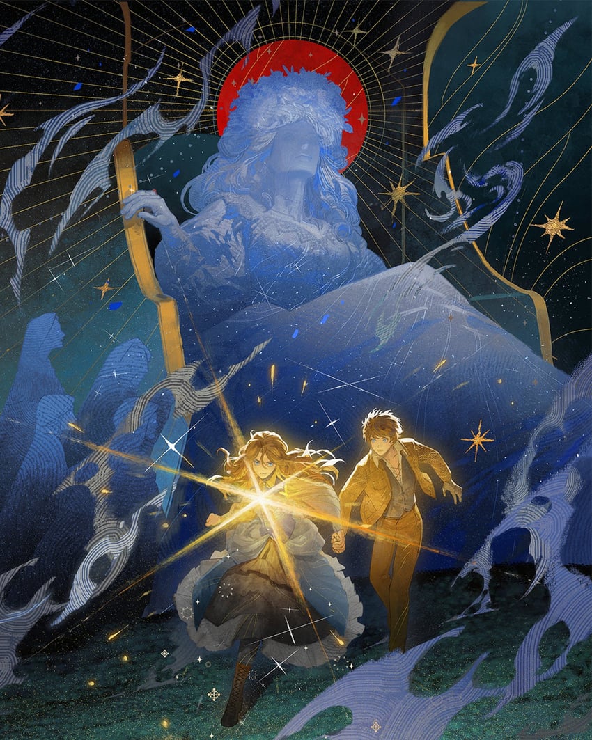 lumian lee and aurore lee (lord of the mysteries and 1 more) drawn by krusier