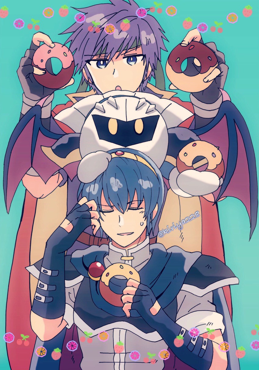 ike, meta knight, and marth (fire emblem and 4 more) drawn by kiriya_(552260)