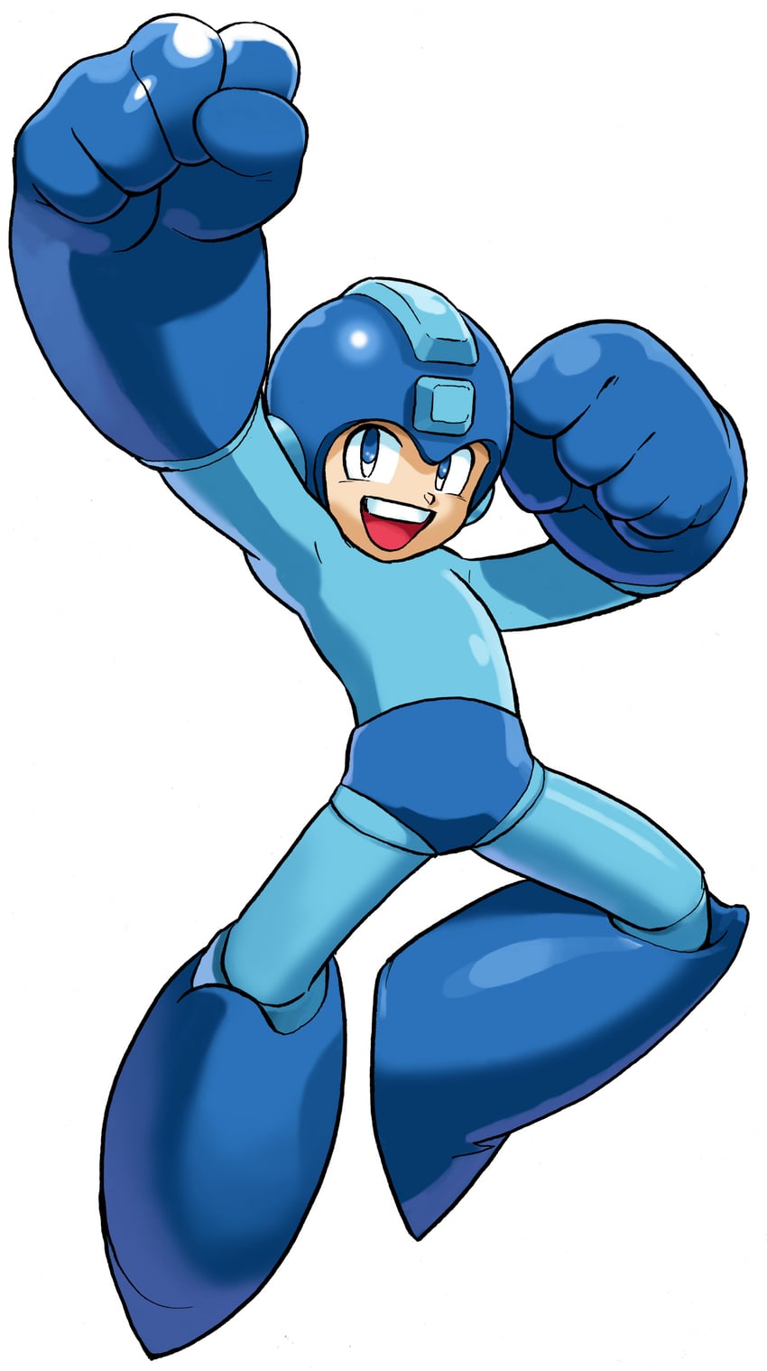 mega man (mega man and 1 more) drawn by bengus