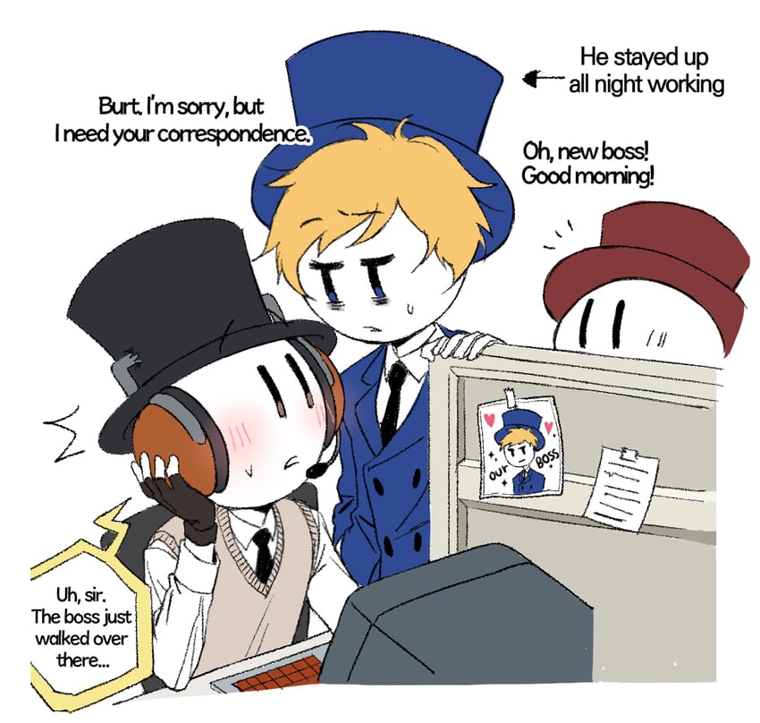sven svensson and burt curtis (henry stickmin) drawn by yangstick