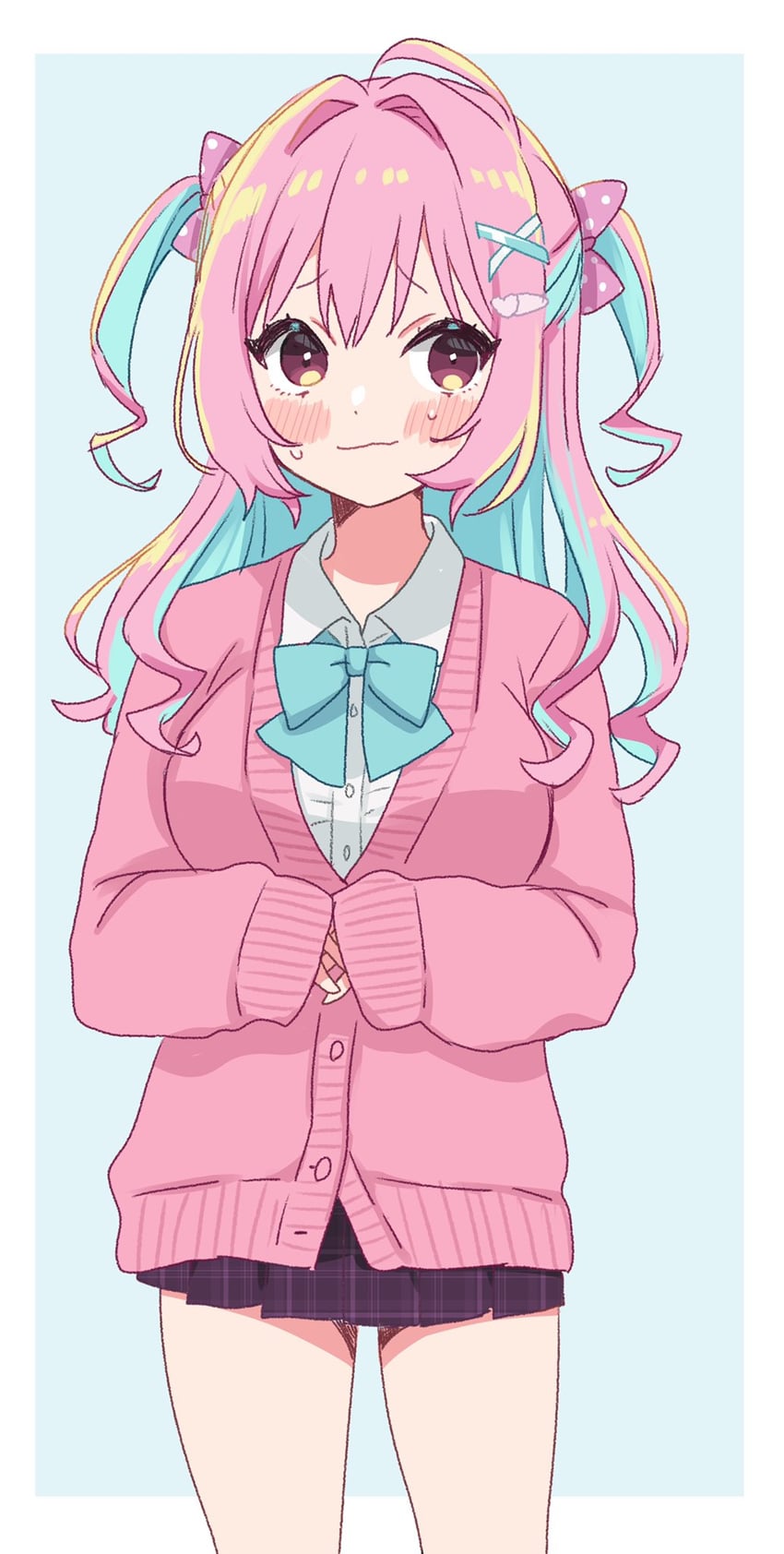 yumemi riamu (idolmaster and 1 more) drawn by sukoyaka_(100hituzi)