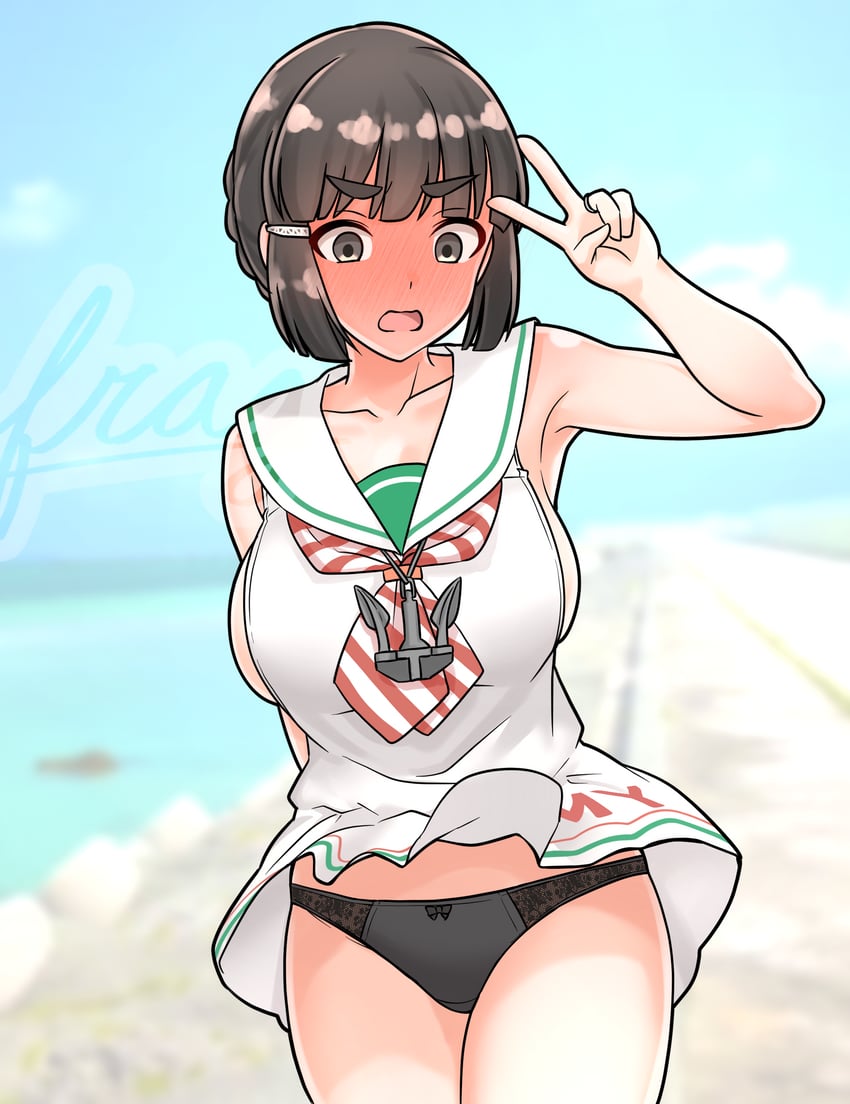 myoukou and libeccio (kantai collection) drawn by furaggu_(frag_0416)