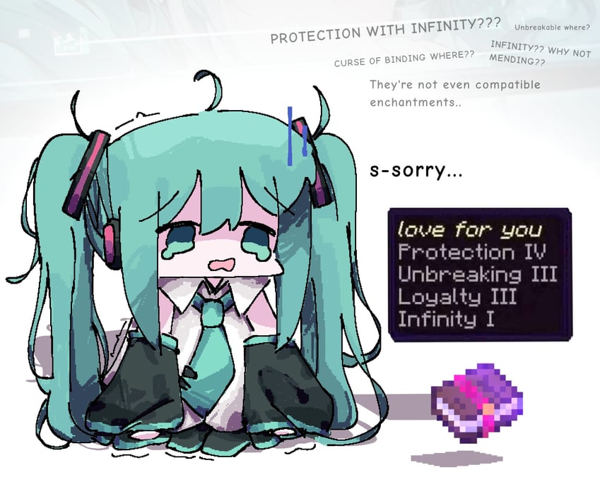 hatsune miku (vocaloid and 1 more) drawn by koyoinacho