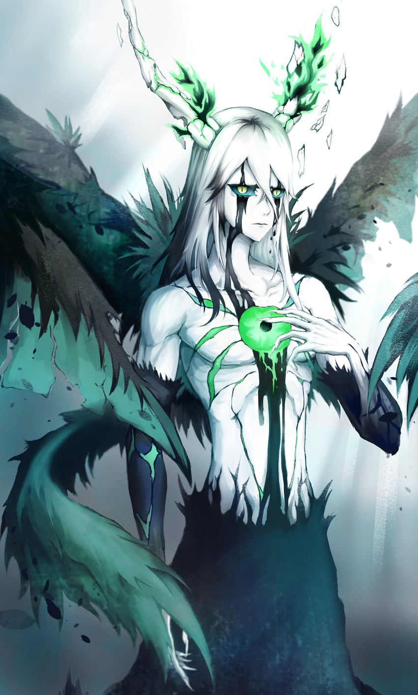 ulquiorra cifer and hogyoku (bleach and 1 more) drawn by yihuhe