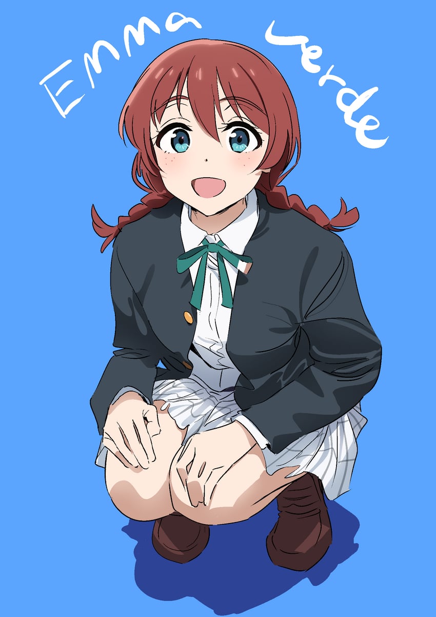 emma verde (love live! and 1 more) drawn by kerorira