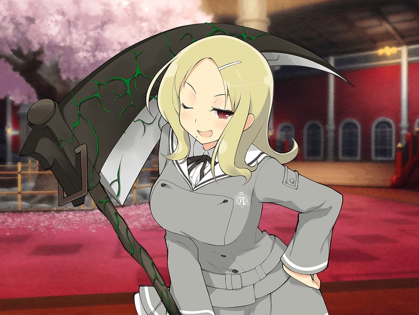 shiki (senran kagura and 2 more) drawn by yaegashi_nan