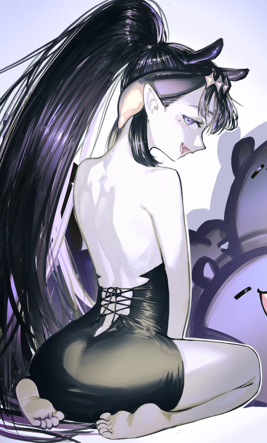 ninomae ina'nis and takodachi (hololive and 1 more) drawn by pungson_mori