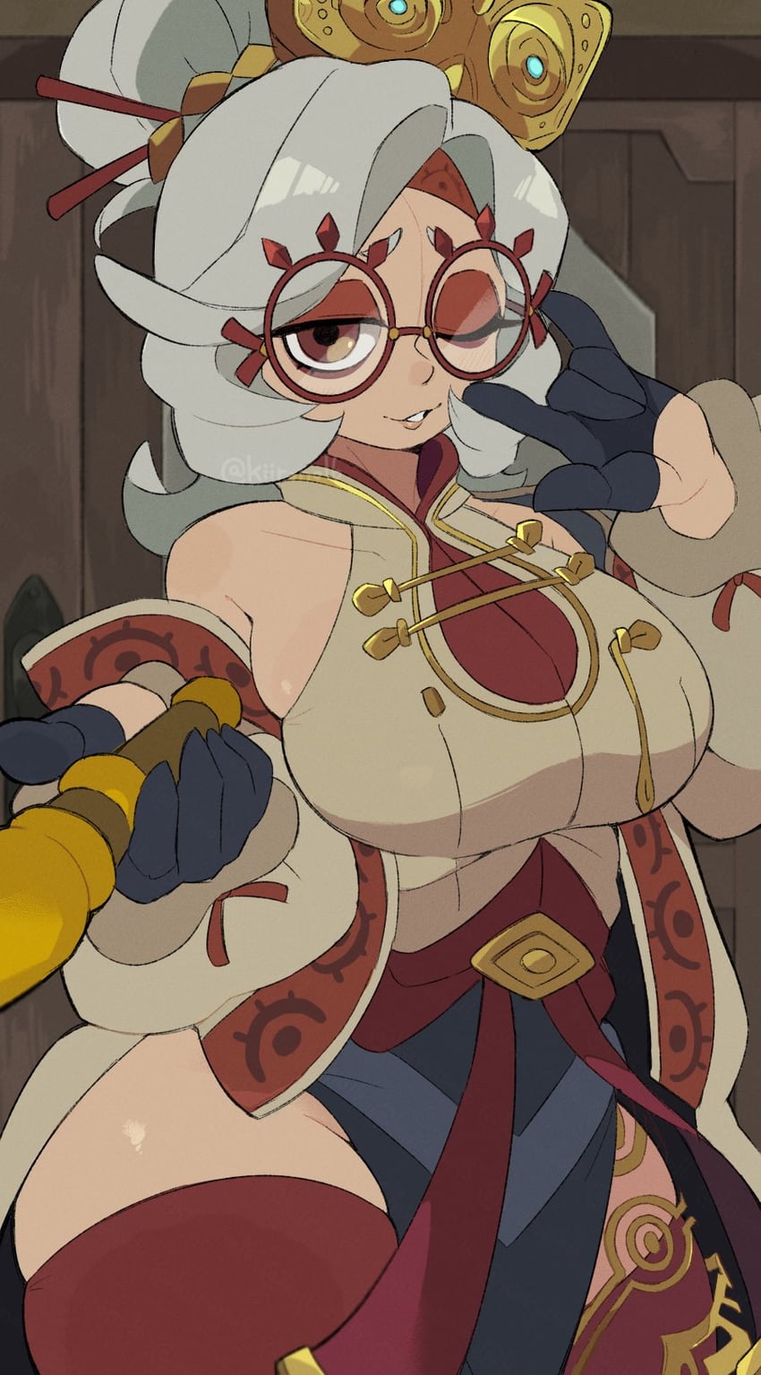 purah (the legend of zelda and 1 more) drawn by kiirono
