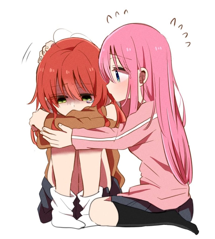 gotoh hitori and kita ikuyo (bocchi the rock!) drawn by warashi67