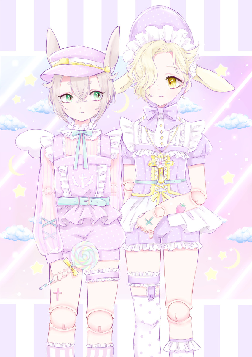 hotarumaru and gokotai (touken ranbu) drawn by michelle_(ooo-anteat)