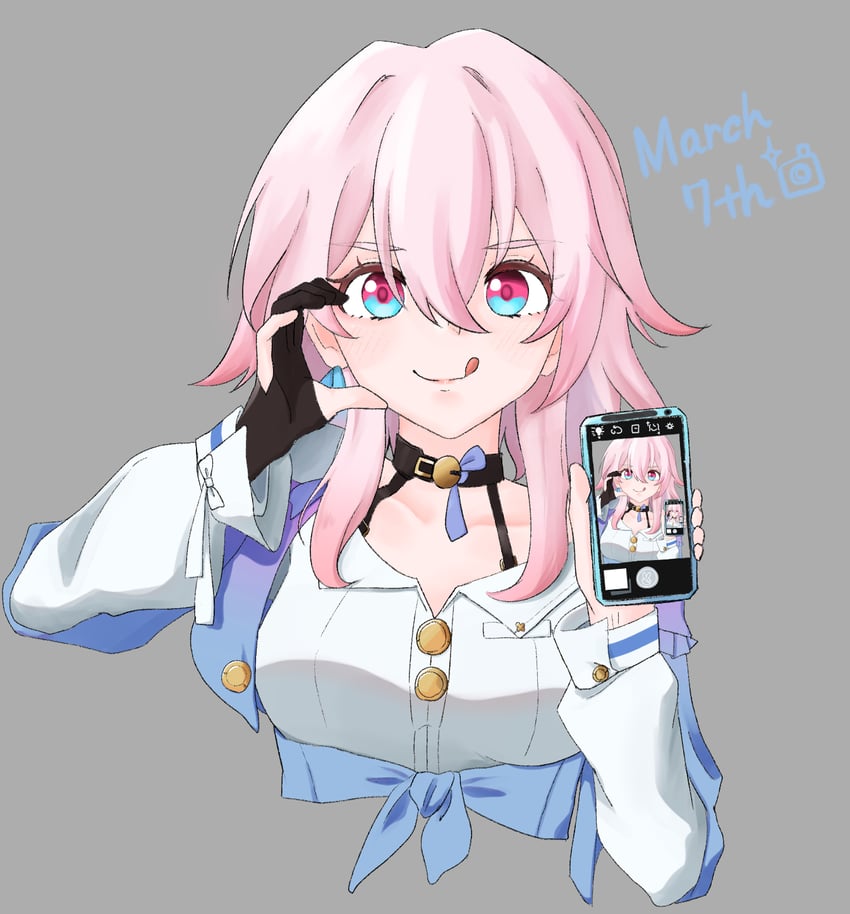 march 7th (honkai and 1 more) drawn by wahi_(hhainanoda)