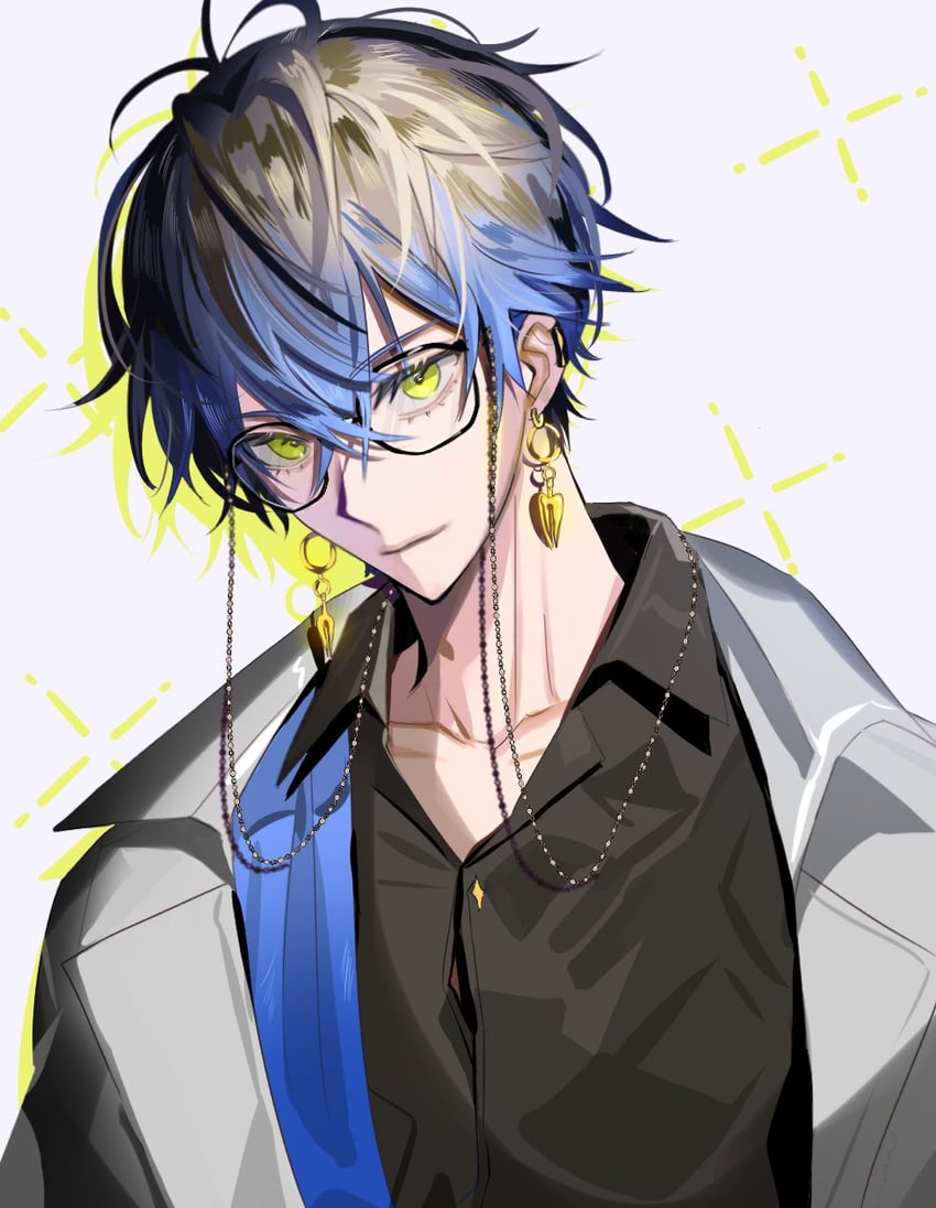 ike eveland (nijisanji and 1 more) drawn by v_doodo