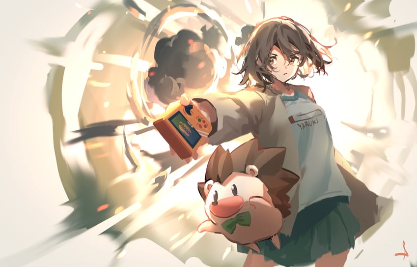 nira-chan and uniguri (zutto mayonaka de ii no ni and 1 more) drawn by shijohane