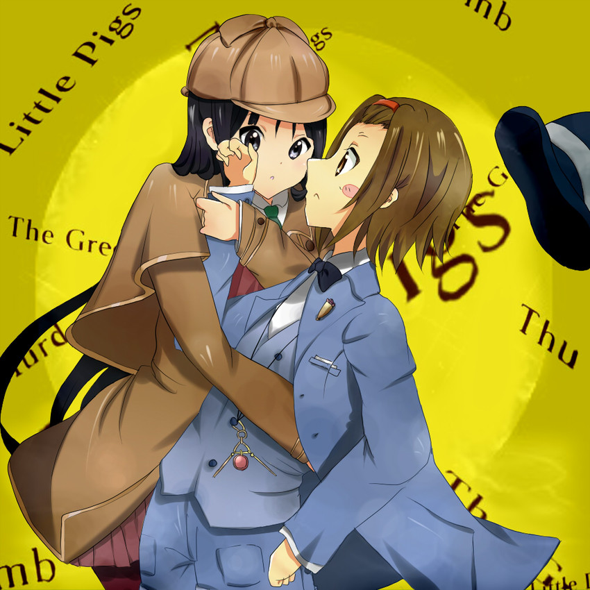 akiyama mio, tainaka ritsu, and satou satomi (k-on! and 2 more) drawn by hotomo_(ivu)