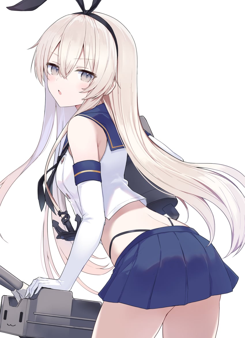 shimakaze and rensouhou-chan (kantai collection) drawn by shikuro_(iorimiyakiyo)