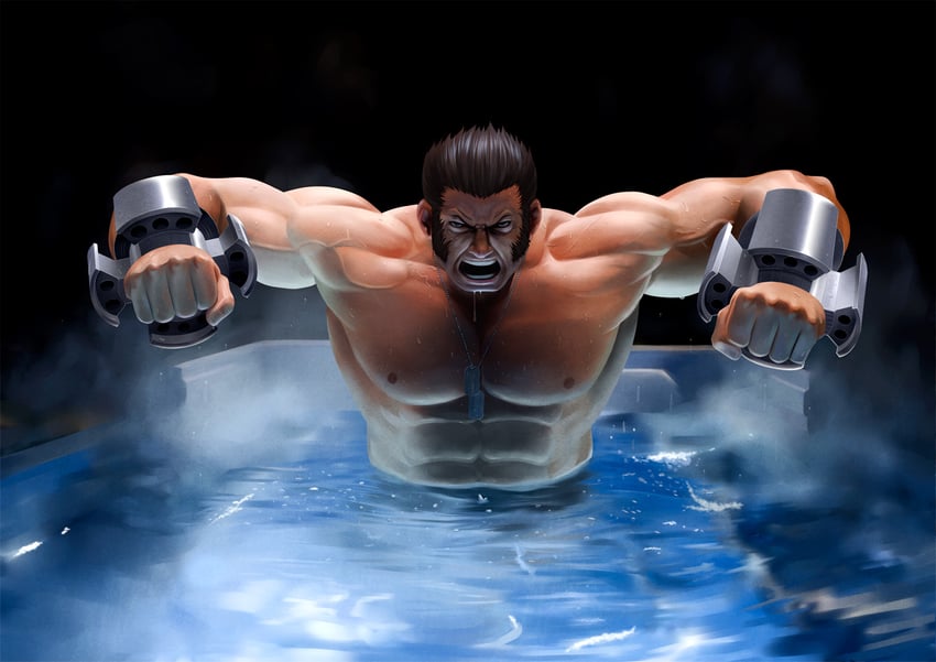 wolverine and maxima (marvel and 1 more) drawn by zelo-lee