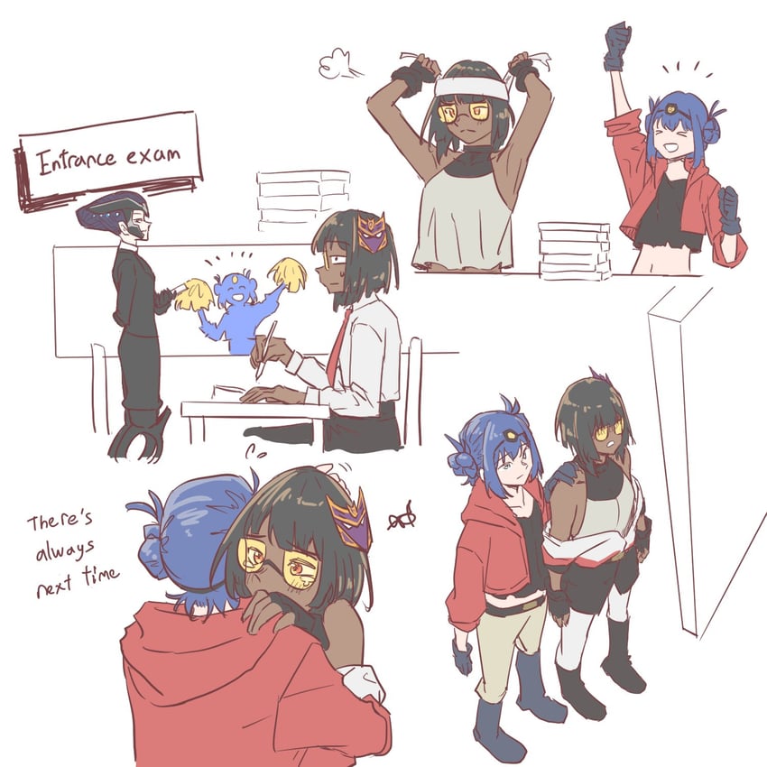 optimus prime, megatron, d-16, orion pax, and airachnid (transformers and 1 more) drawn by anjuro_zeeku