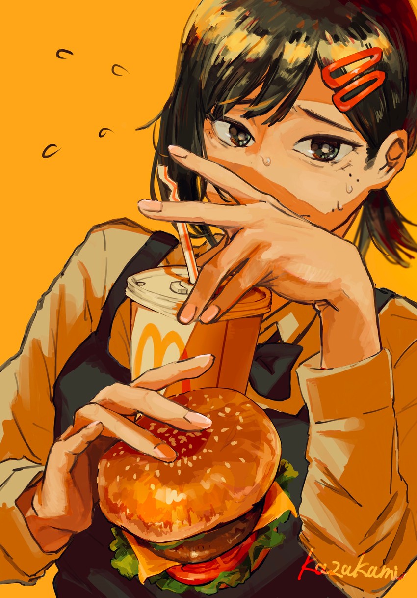 higashiyama kobeni (chainsaw man and 1 more) drawn by kazakami_suito