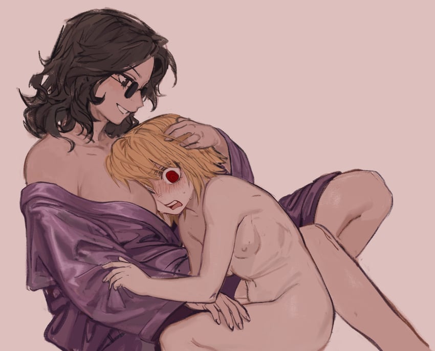 kurapika and leorio paladiknight (hunter x hunter) drawn by ik18166181ik
