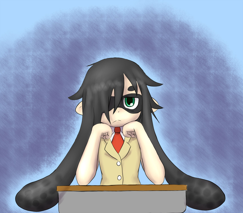 inkling player character, inkling girl, and kuroki tomoko (splatoon and 2 more) drawn by crabbin