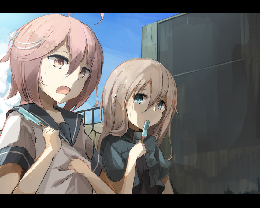 i-58 and u-511 (kantai collection) drawn by miyabino_(miyabi1616)