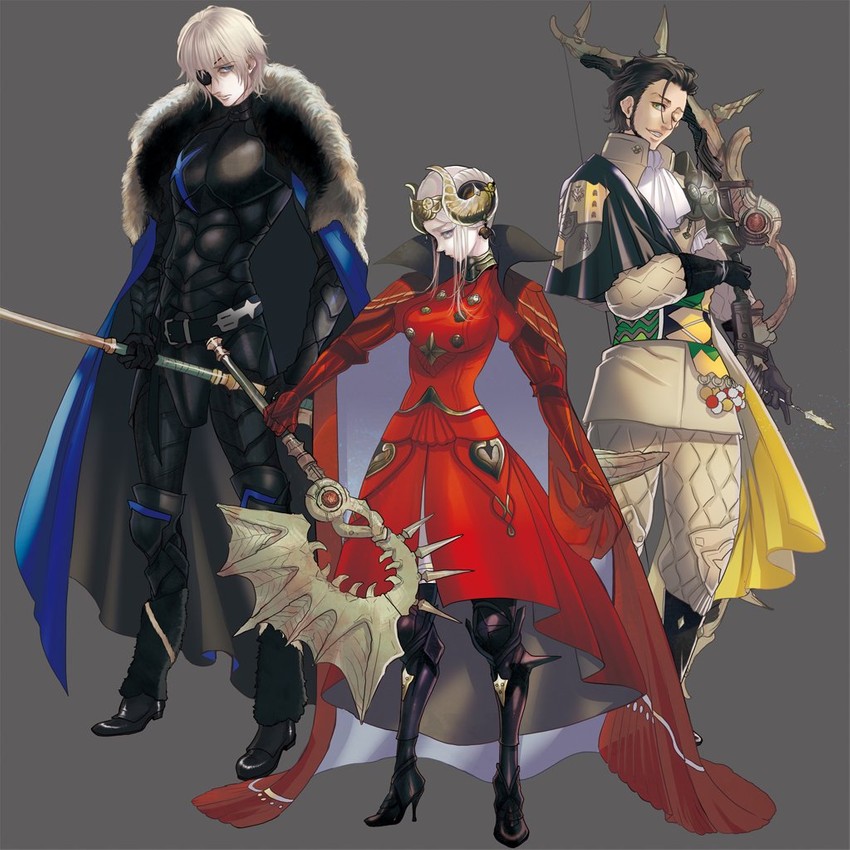 edelgard von hresvelg, dimitri alexandre blaiddyd, and claude von riegan (fire emblem and 1 more) drawn by masakikazuyoshi