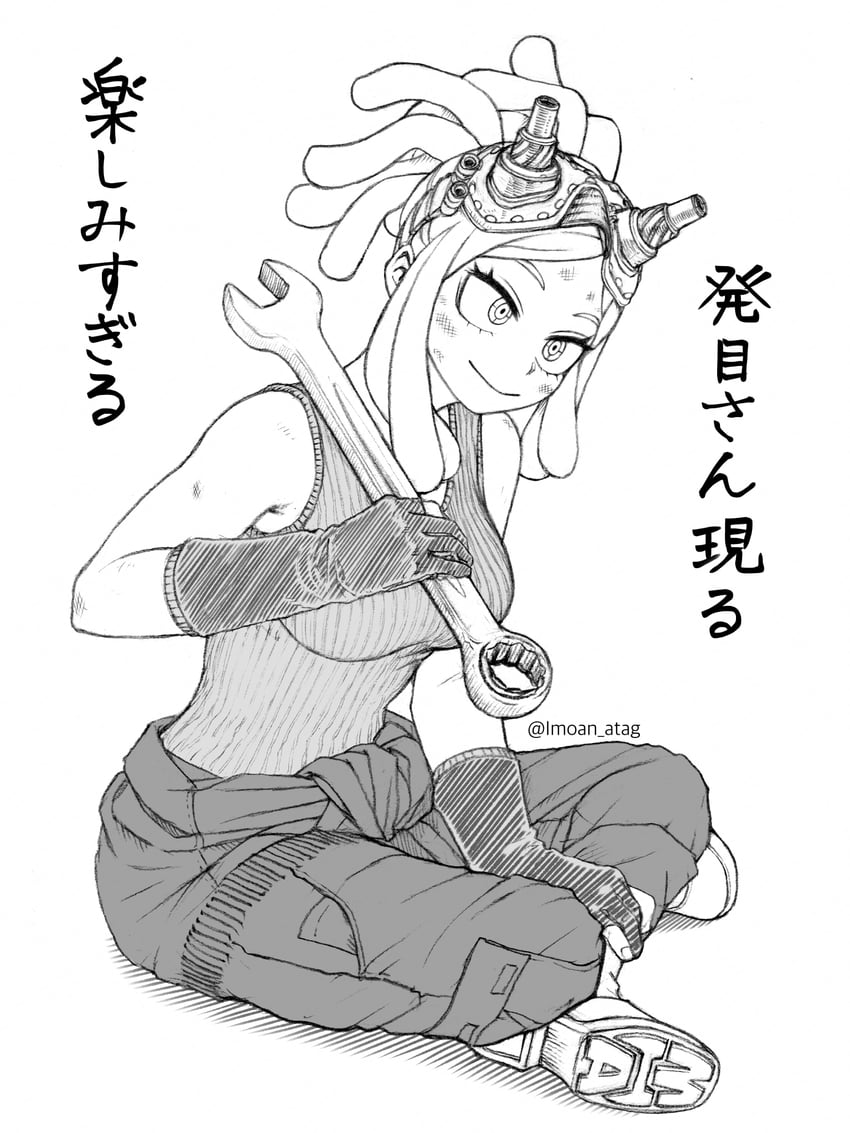 hatsume mei (boku no hero academia) drawn by imoan_atag
