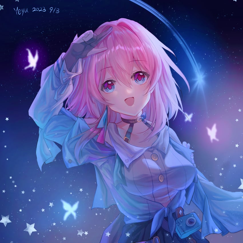 march 7th (honkai and 1 more) drawn by chunduyeyu