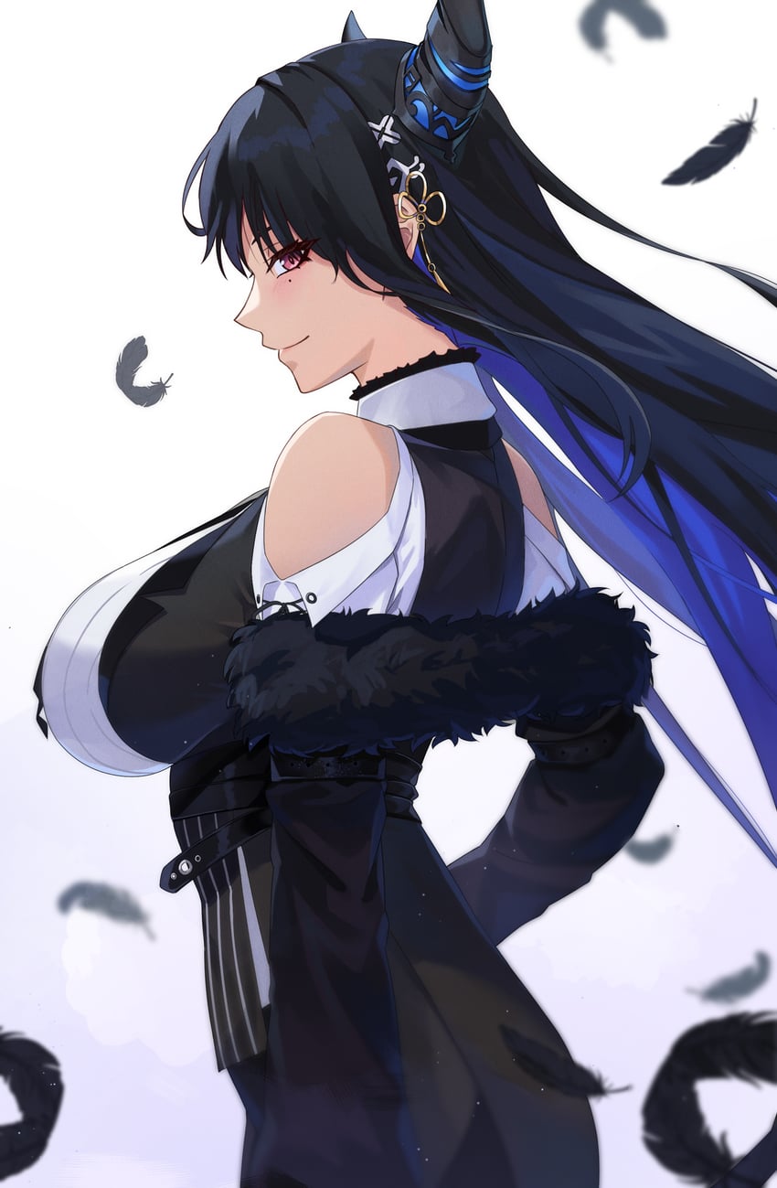 nerissa ravencroft (hololive and 1 more) drawn by chantu_irasu