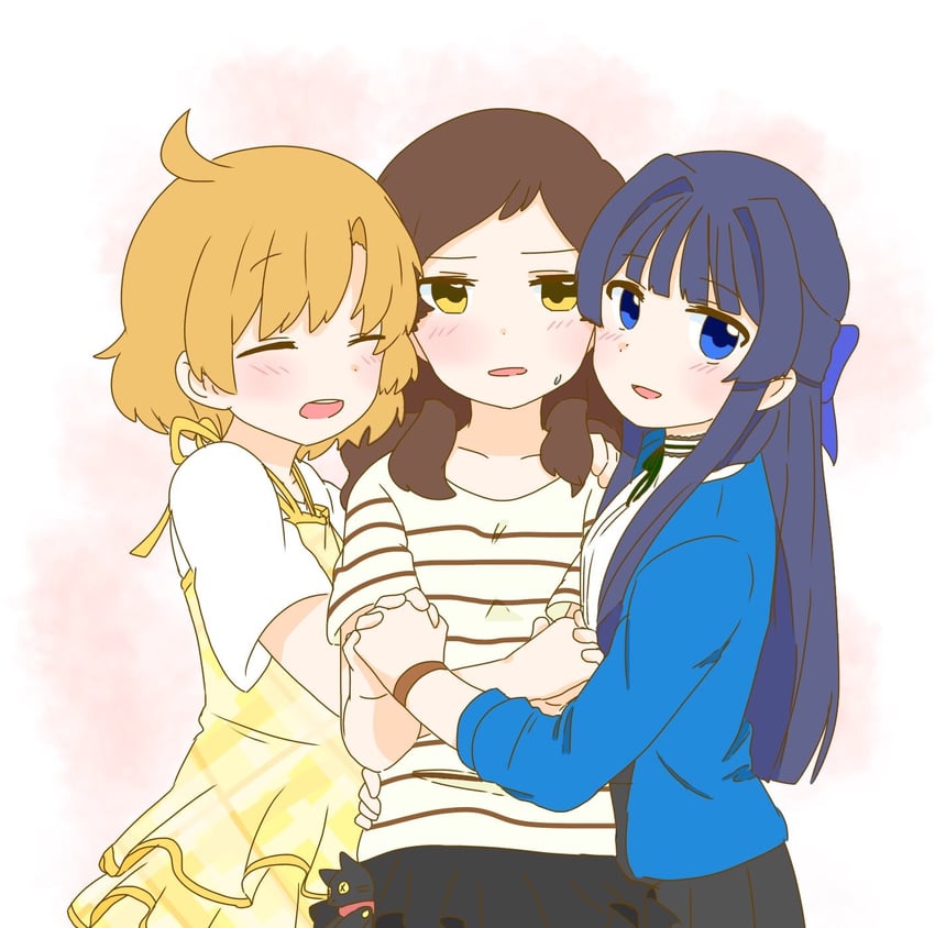 kitazawa shiho, mogami shizuka, and yabuki kana (idolmaster and 1 more) drawn by hutaba