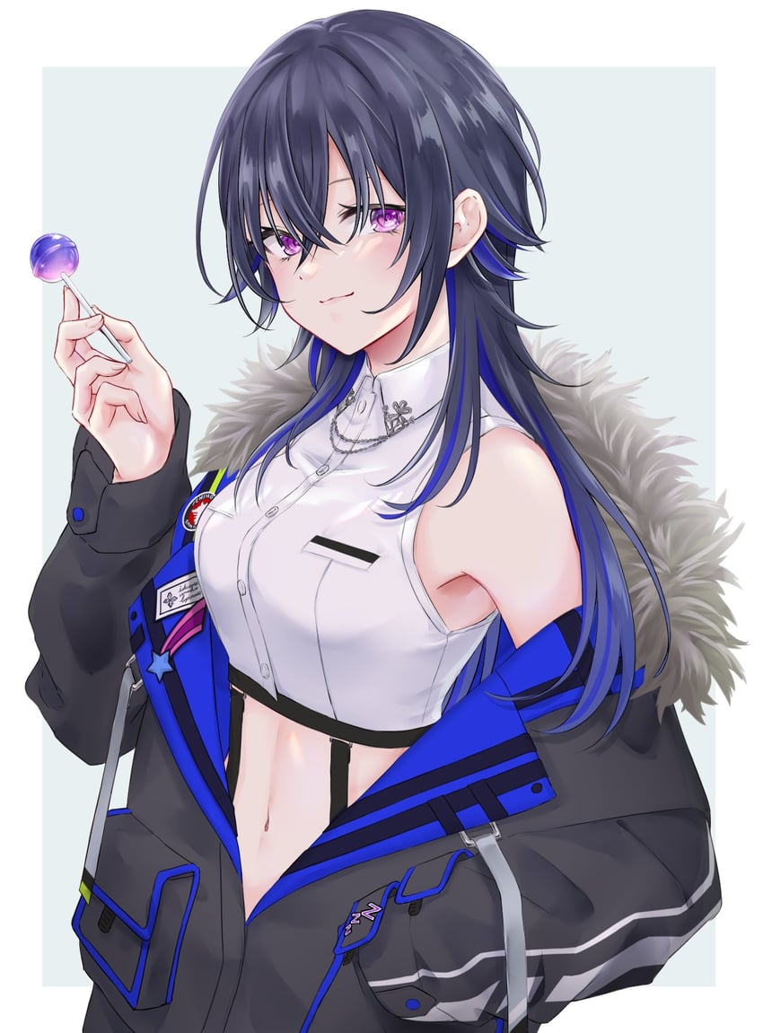 ichinose uruha (vspo! and 1 more) drawn by aoyashio_rin