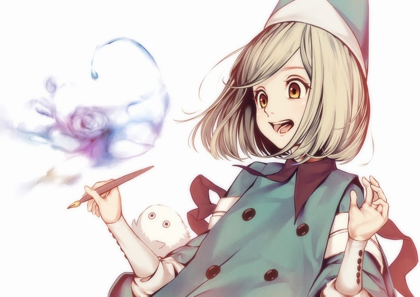 coco and brushbuddy (tongari boushi no atelier) drawn by oki_(koi0koi)