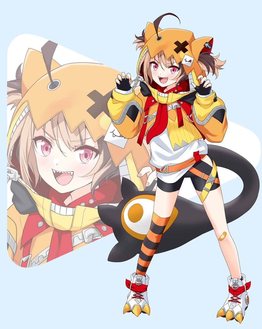 gigi murin (hololive and 1 more) drawn by felutiahime