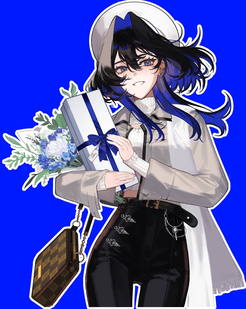ouro kronii (hololive and 1 more) drawn by eus_ing