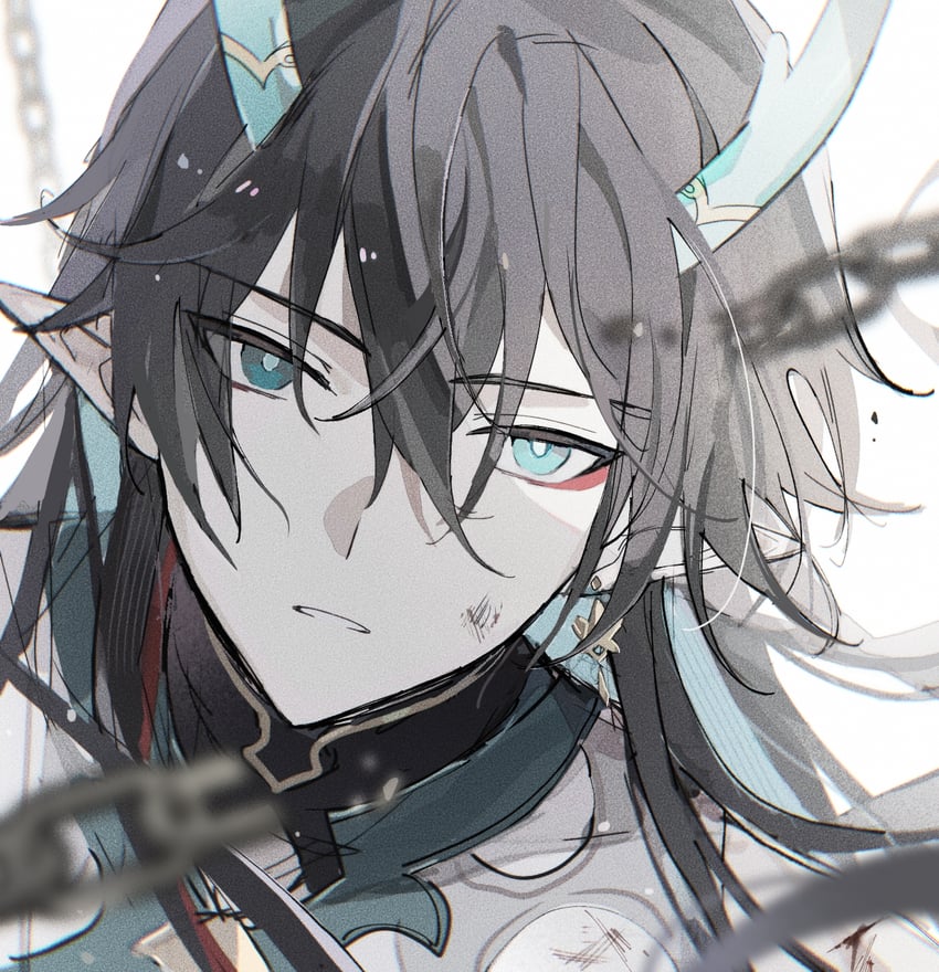dan heng (honkai and 1 more) drawn by yue_(shemika98425261)