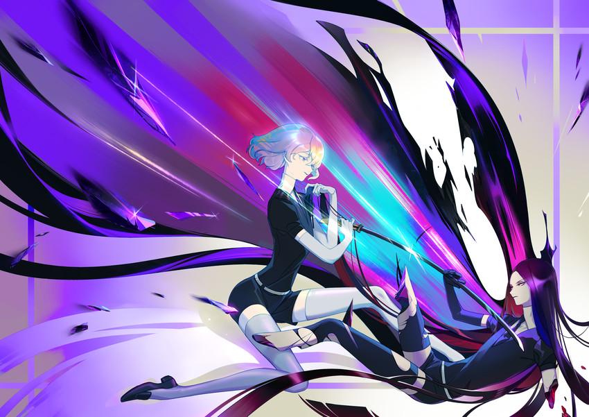 diamond and bort (houseki no kuni) drawn by chocky_(964605886)