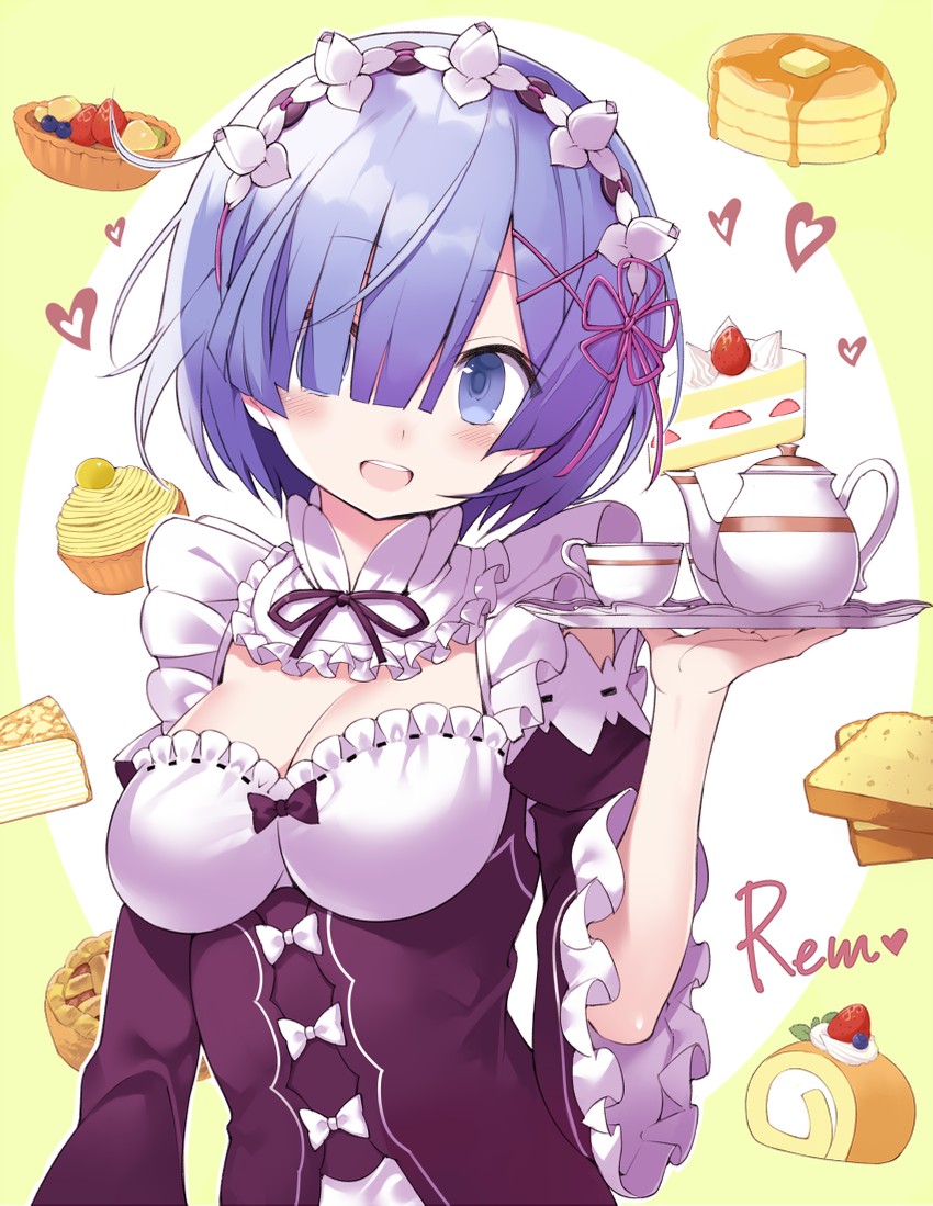 rem (re:zero kara hajimeru isekai seikatsu) drawn by kuhotaka