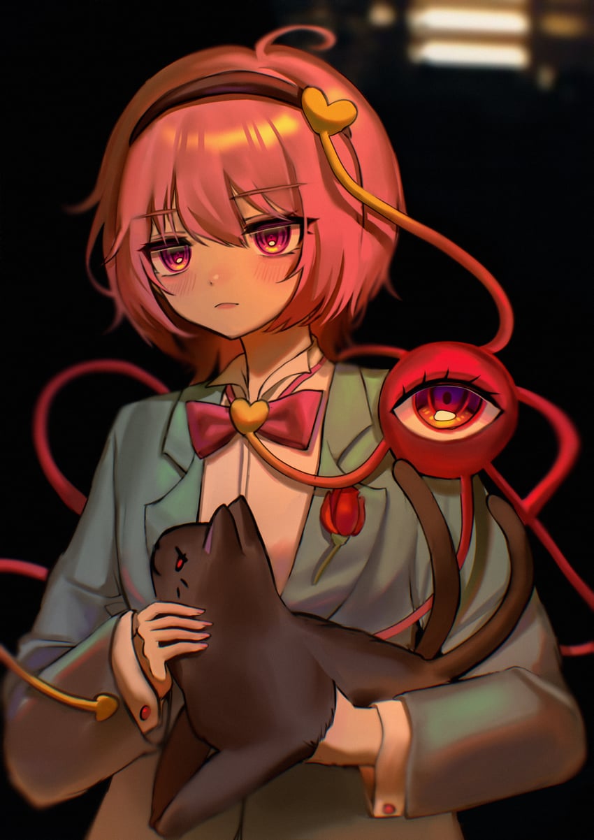 komeiji satori and kaenbyou rin (touhou and 1 more) drawn by qiu_ju
