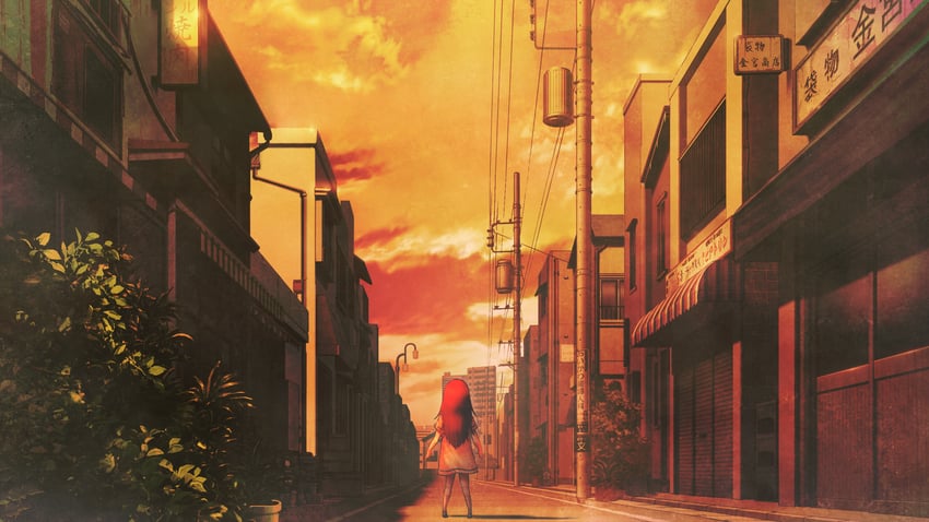 shiina kagari (steins;gate and 1 more) drawn by huke